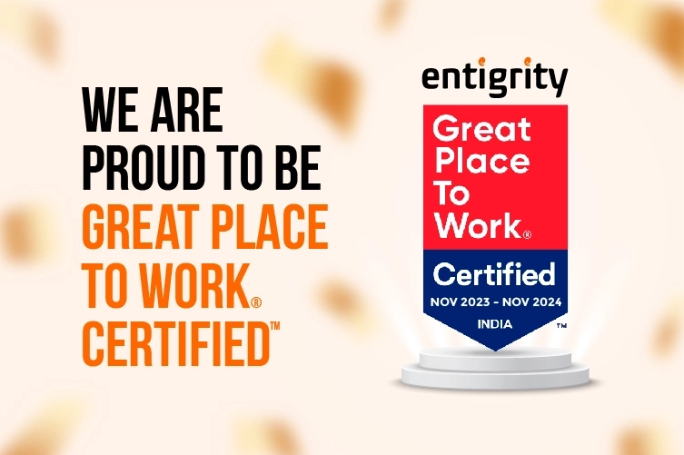 Entigrity Named as a Great Place To Work