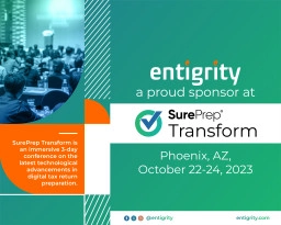 Entigrity a Proud Sponsor at SurePrep Transform Conference 2023